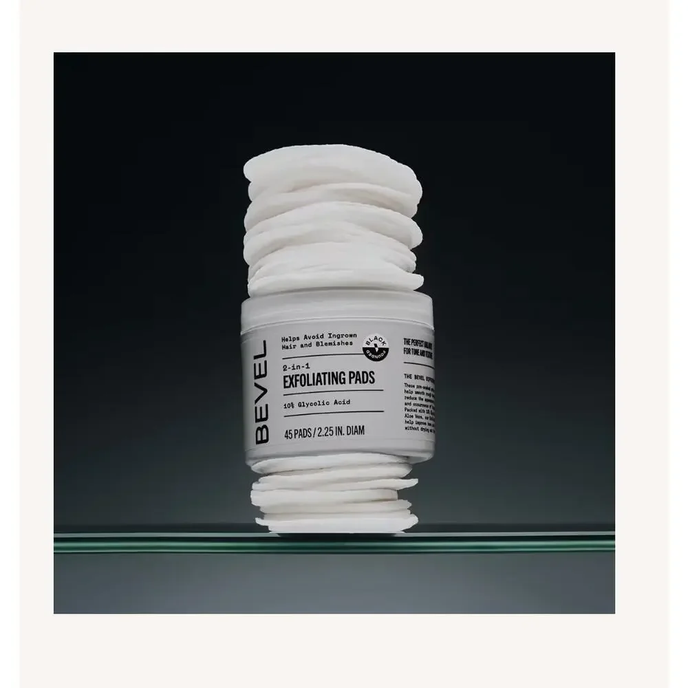 bevel exfoliating pads
